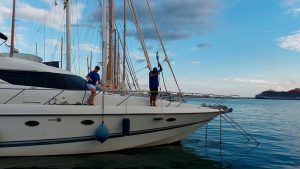 Sistema de limpieza para barcos Flex Brosser